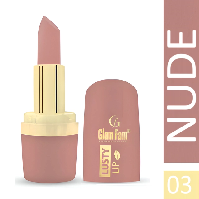 Glam Fam Lusty Matte Lipstick (Nude)