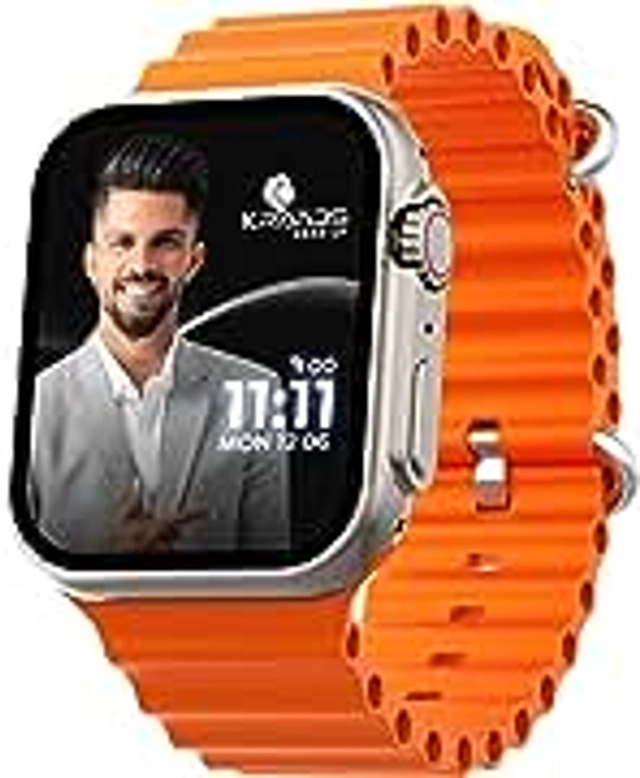 T800 Smart Watch for Men & Women (Orange)