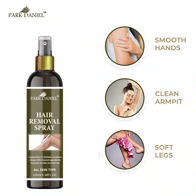 Park Daniel Hair Removal Spray for Unisex (100 ml)