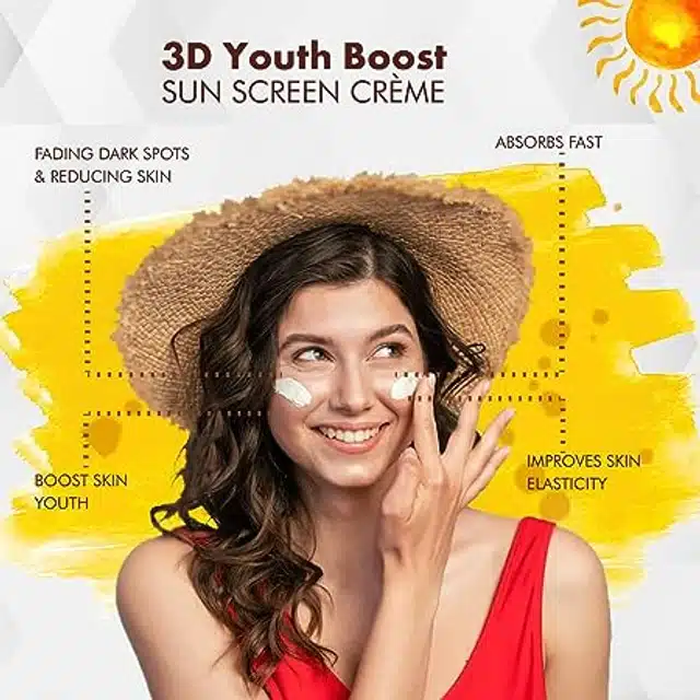 Vlcc 3D Youth Spf40 Sunscreen Gel Cream 125 g