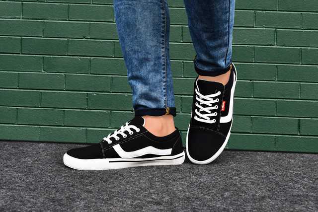 Ishika Casual Sneaker Shoes For Men (Black, 9) (A-58)