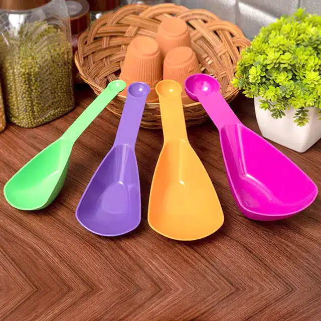 Double Sided Measuring Cups & Spoons (Pack of 4, Multicolor)