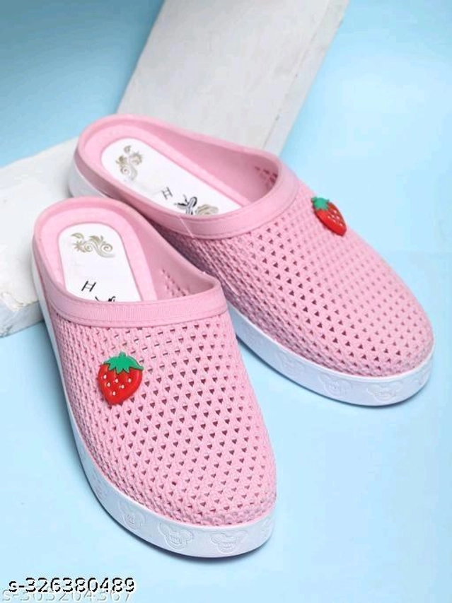 Clogs for Women (Baby Pink, 3)