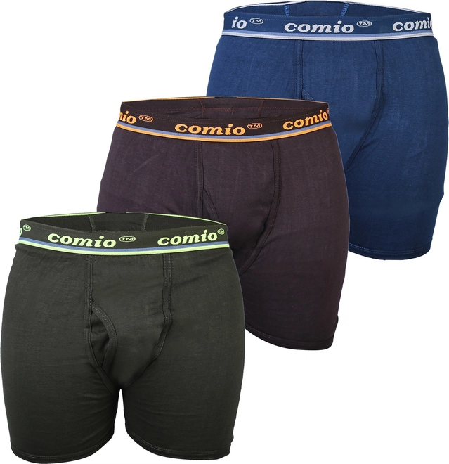 Cotton Trunks for Men (Multicolor, M) (Pack of 3)