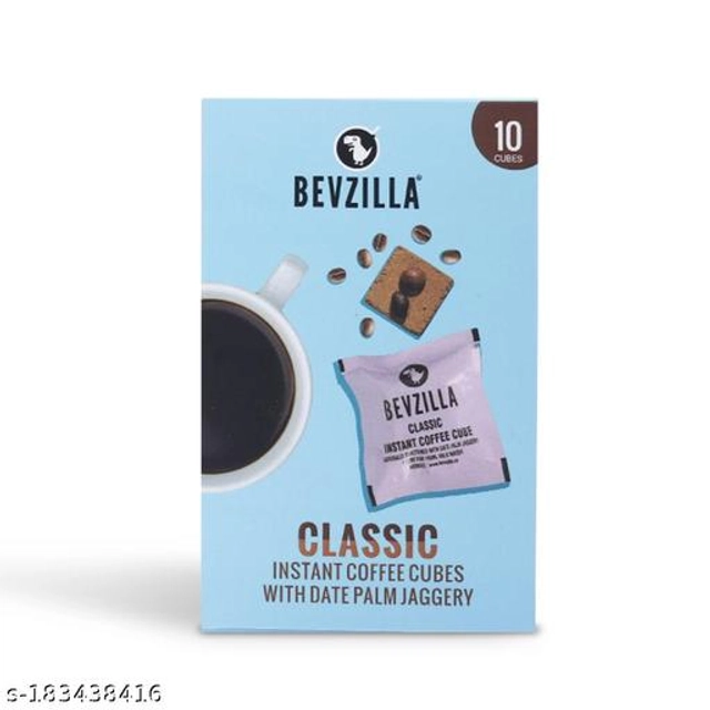 Bevzilla Instant Classic Coffee Cubes Sachets (10 g, Pack of 10)