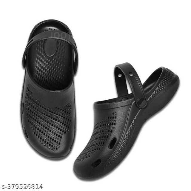 Clogs for Men (Black, 6)