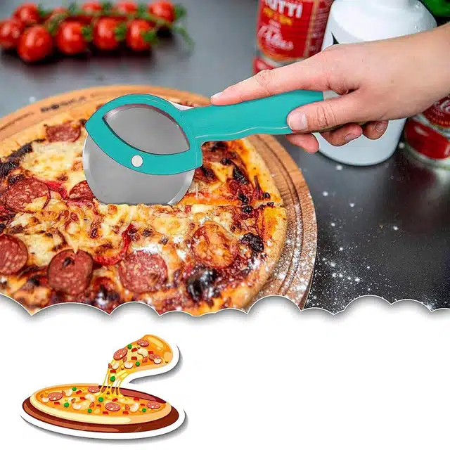 Stainless Steel Non-Slip Pizza Cutter (Assorted)