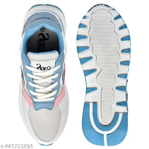 Casual Shoes for Women (Blue & White, 4)