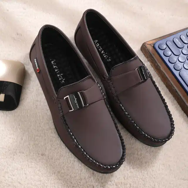 Loafers for Men (Brown, 6)
