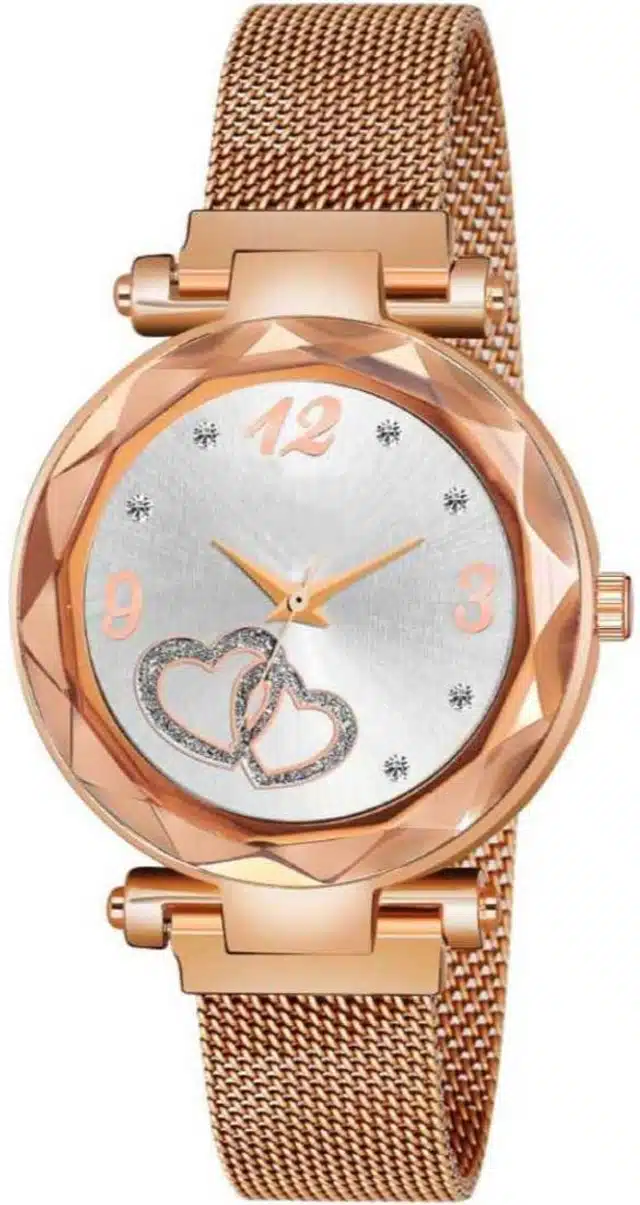 Analog Watches for Women (Rose Gold)