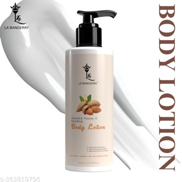 LA'BANGERRY Almond Moisturizing Body Lotion (150 ml)