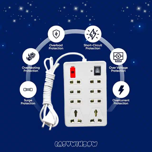 2 Pin 8+1 Extension Board (White)