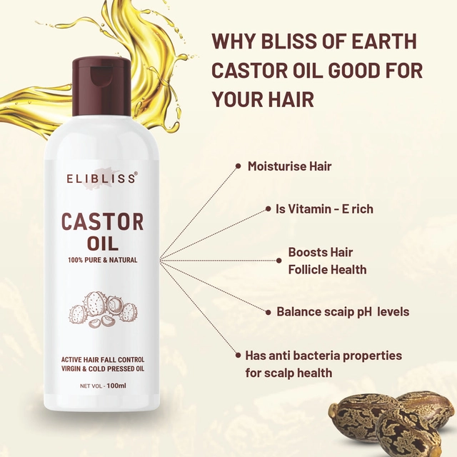 Castor Miracle Oil for Revitalize and Strengthen Hair Naturally 100 ml