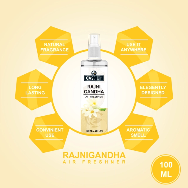 Cassidy Rajnigandha Air Freshener (100 ml)