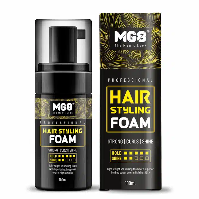 MG8 Professional Hair Styling Foam for Men (100 ml)