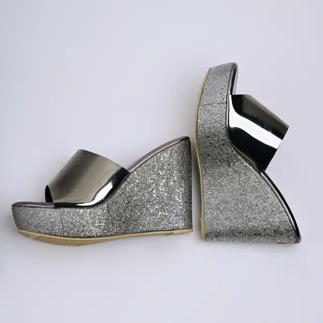 Heels for Women (Grey, 36)