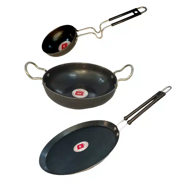 Kadai Chapati Pan Cast Iron Cookware, Cast Iron Skillets