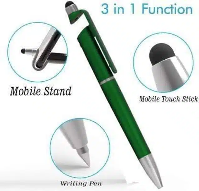 3-in-1 Pen Mobile Holder (Green)
