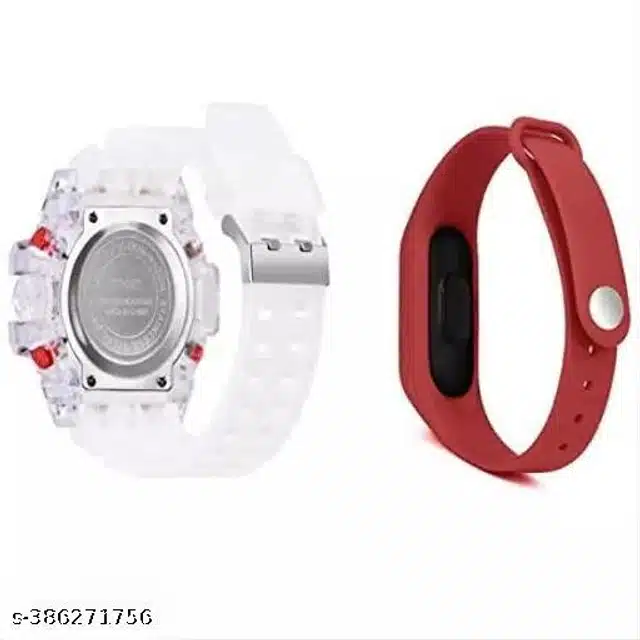 Sports with LED Band Watches for Kids (Multicolor, Set of 2)