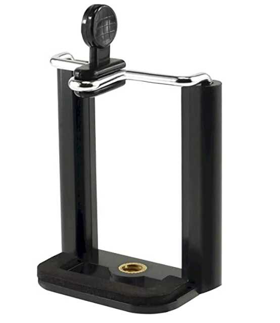 Pinak Plastic Cell Phone Holder Clip (Black) (PS-6)