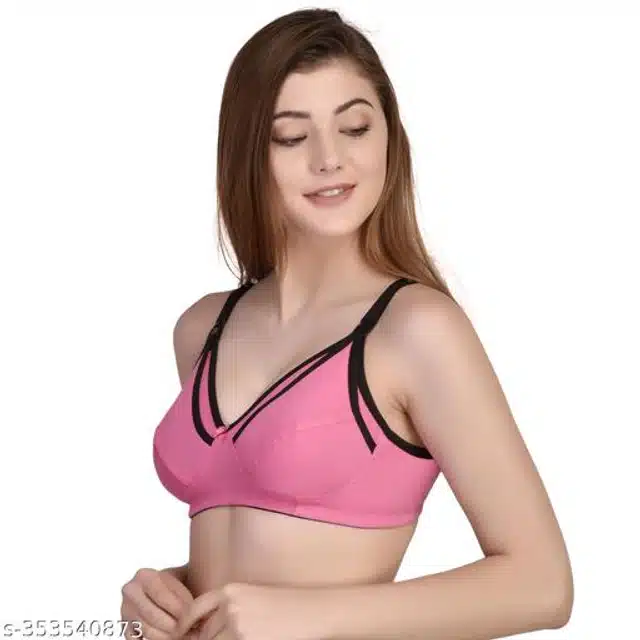 Polycotton Feeding Bra for Women (Assorted, 32C) (Pack of 2)