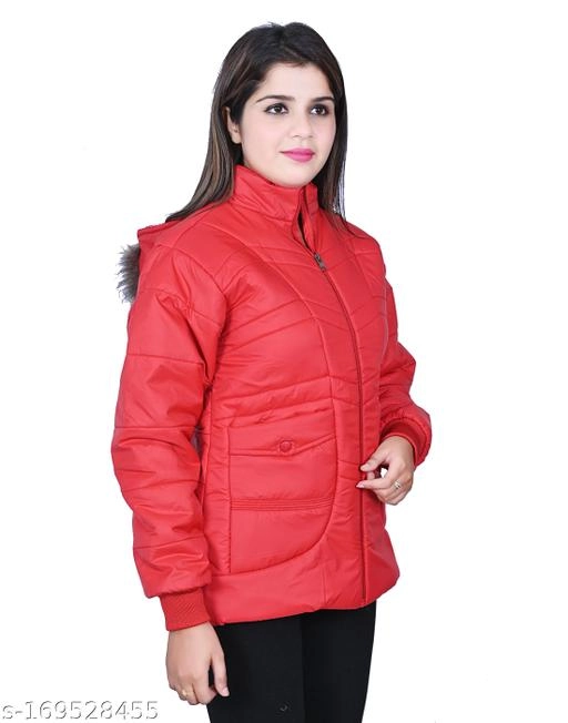 Jacket for Women (Red, L)