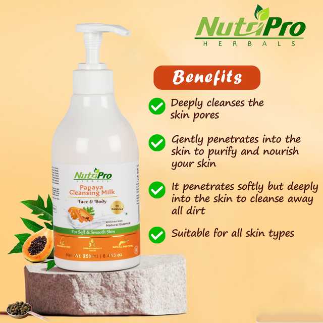 NutriPro Papaya Cleansing Milk (2X250 ml) (G-95)