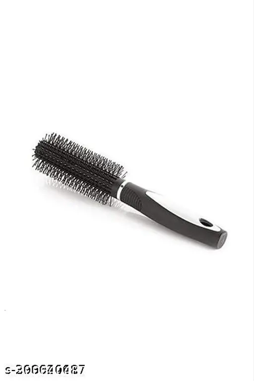 Round Rolling Curling Comb Hair Brush With Paddle Hair Brush For Men And Women (Pack of 2)