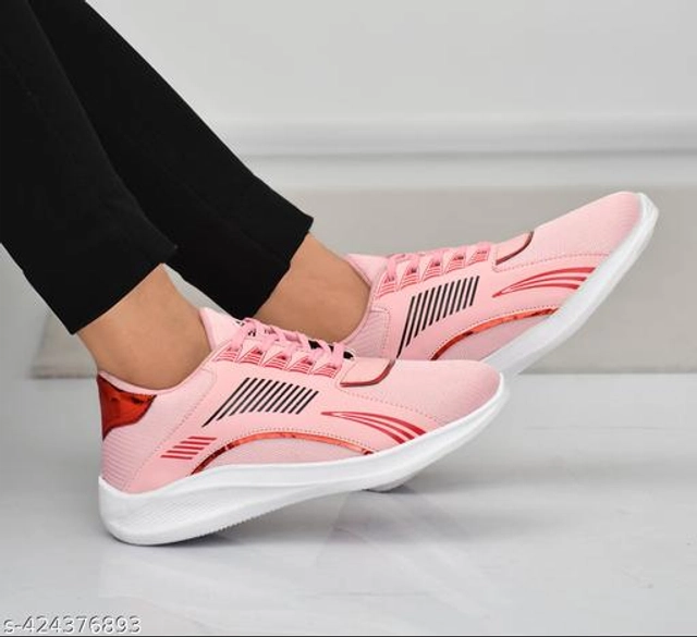 Casual Shoes for Women (Pink, 4)