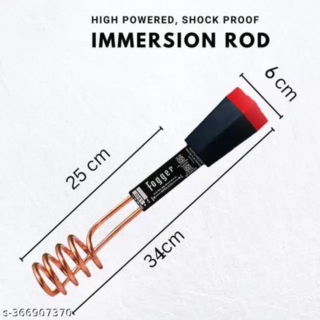 Copper Immersion Rod (Red & Black, 1500 W)