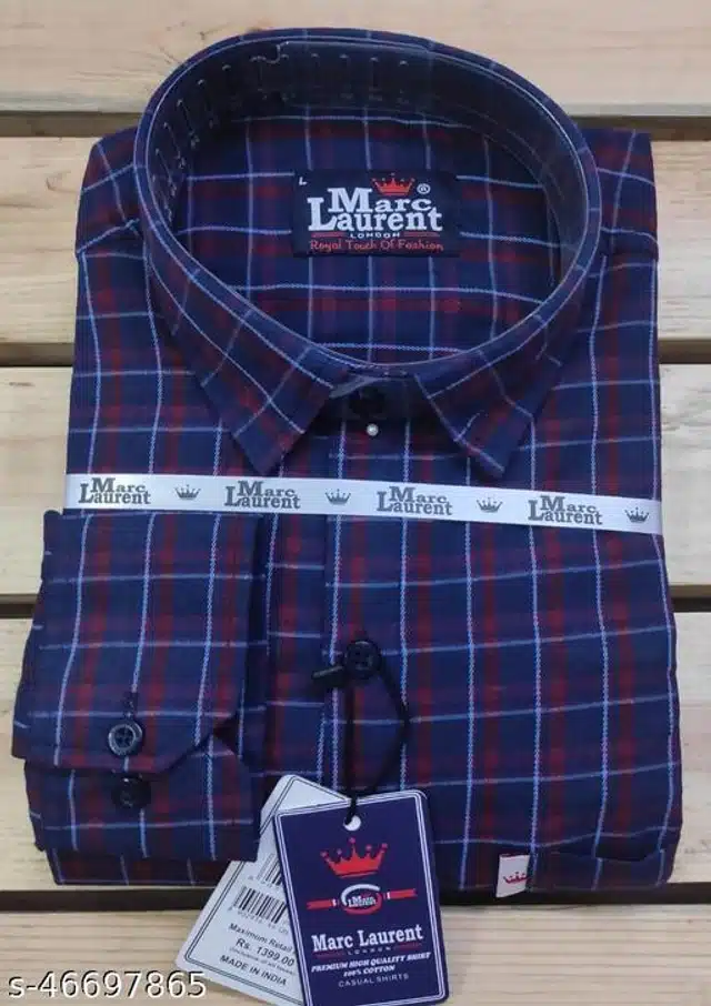 Shirt for Men (Red , M)