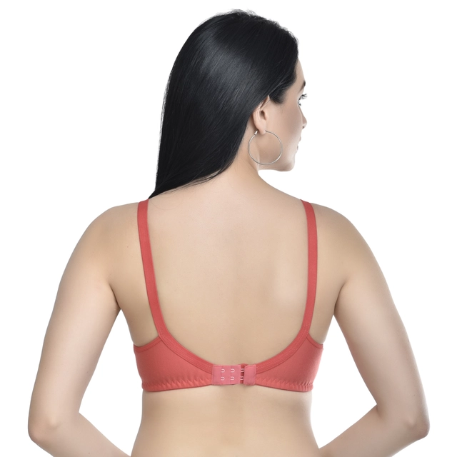 Cotton Blen Solid Non Padded Feeding Bras for Women (Multicolor, 32) (Pack of 2)