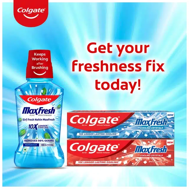 Colgate Maxfresh Red Gel Toothpaste 17 g  (Pack Of 4)