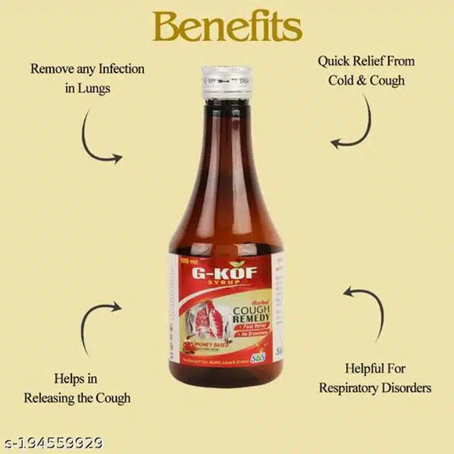 G-Kof Ayurvedic Cough Syrup (100 ml)