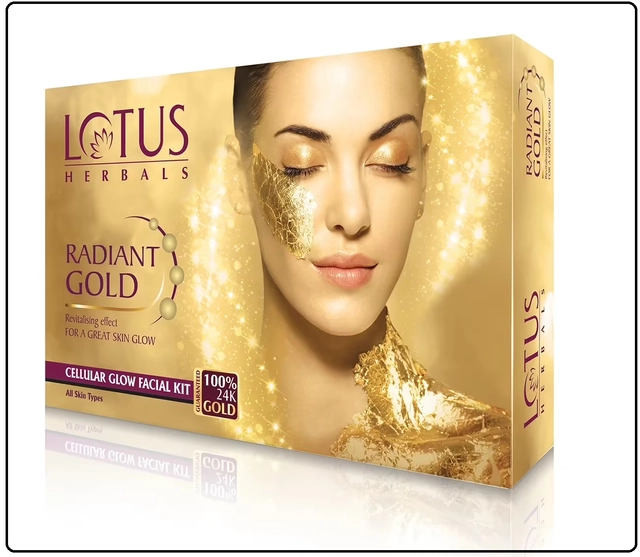 Lotus Herbals Radiant Gold Facial Kit (200 g)