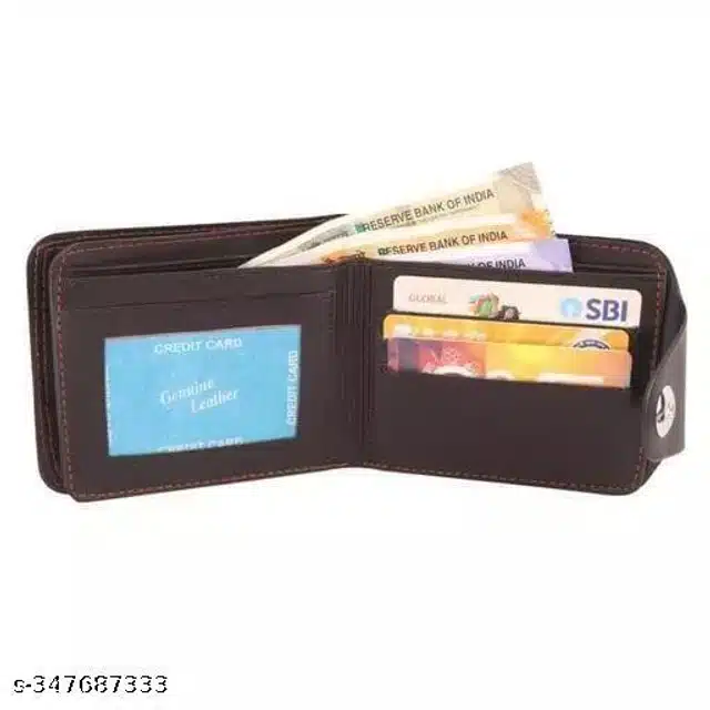 Leather Wallet for Men (Brown)