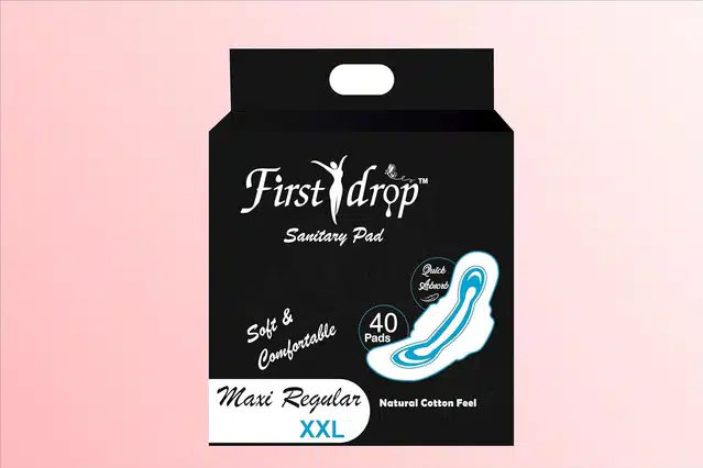 First drop Sanitary Pads for Girls and Women (XXL, Pack of 40)