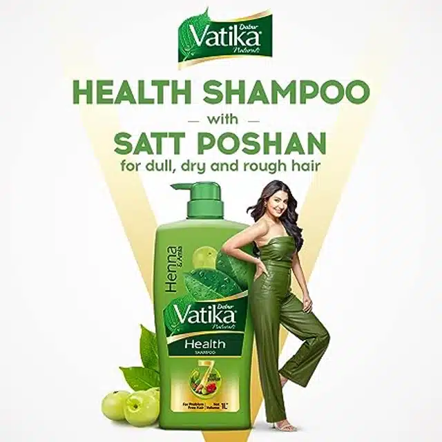 Dabur Vatika Health Shampoo Henna & Amla 640 ml