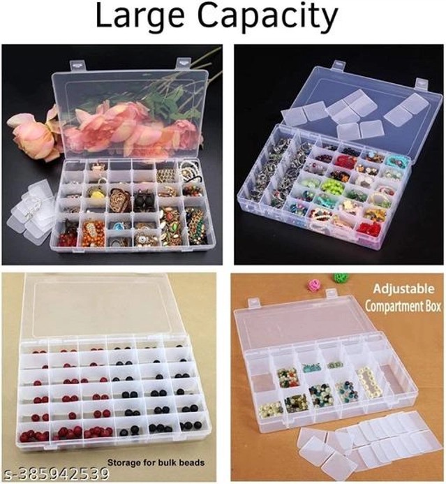 36 Grids Jewellery Case Organiser (Transparent)