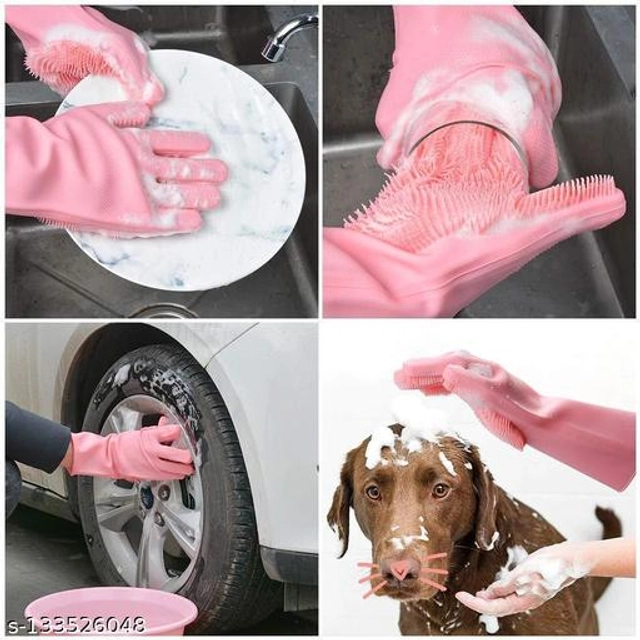 Silicone Cleaning Gloves