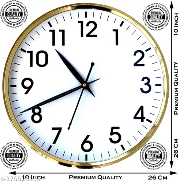 DIVINE CRAFT Premium quality Classic analog wall clock (Pack of 1)