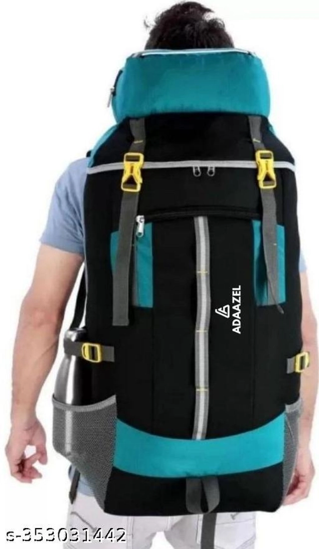 Hiking Backpack for Men & Women (Sea Green & Black)