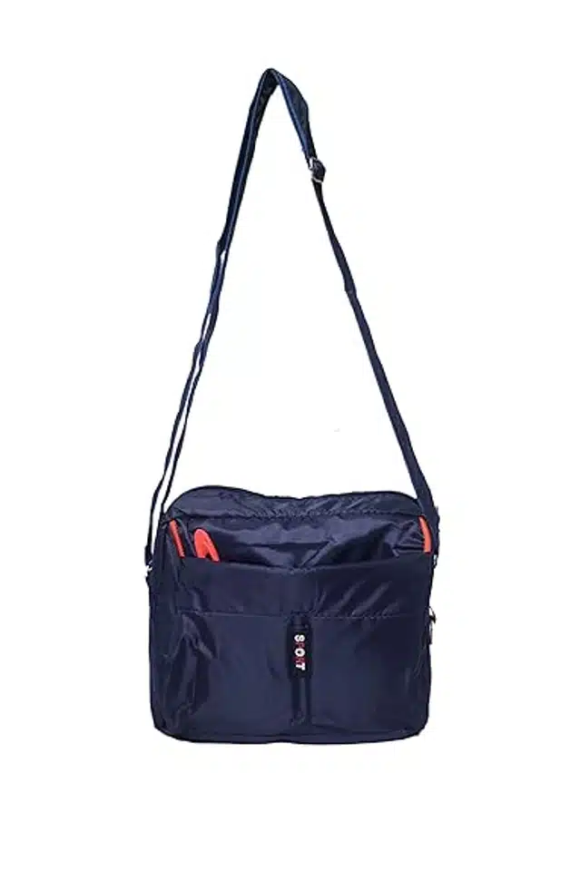 Polyester Sling Bag for Men & Women (Blue, S)