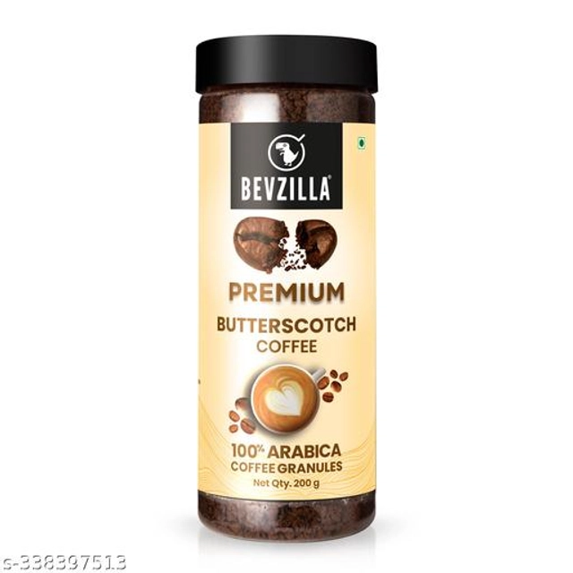 Bevzilla Instant Butterscotch Coffee Powder (200 g)