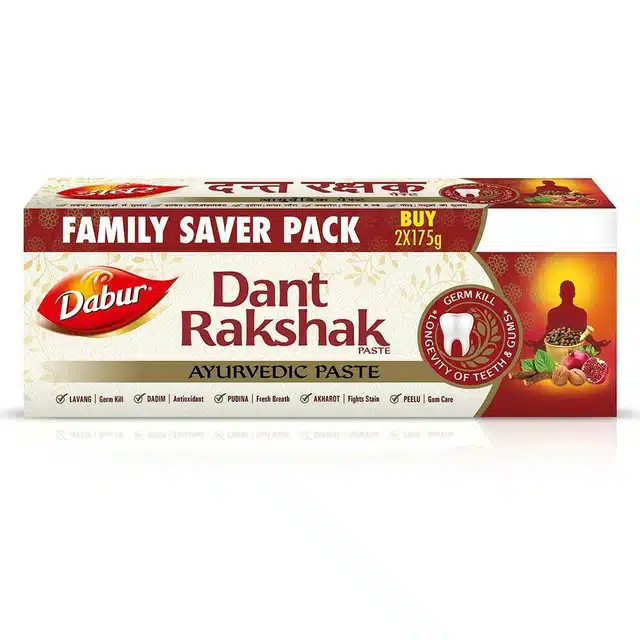 Dabur Dant Rakshak Tooth Paste 175 g +175 g