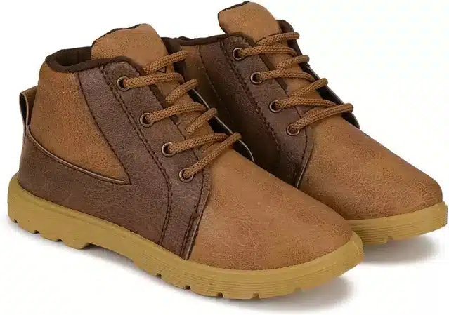 Boots for Boys (Brown, 12C) (VI-656)