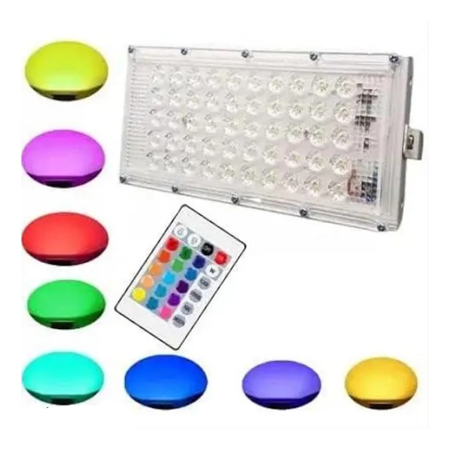 RGB LED Brick Lights (Multicolor, 50 W) (Pack of 2)