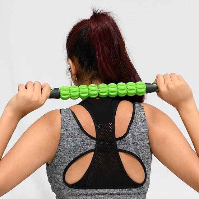 Massage Roller Stick for Relieve Muscles (Green)