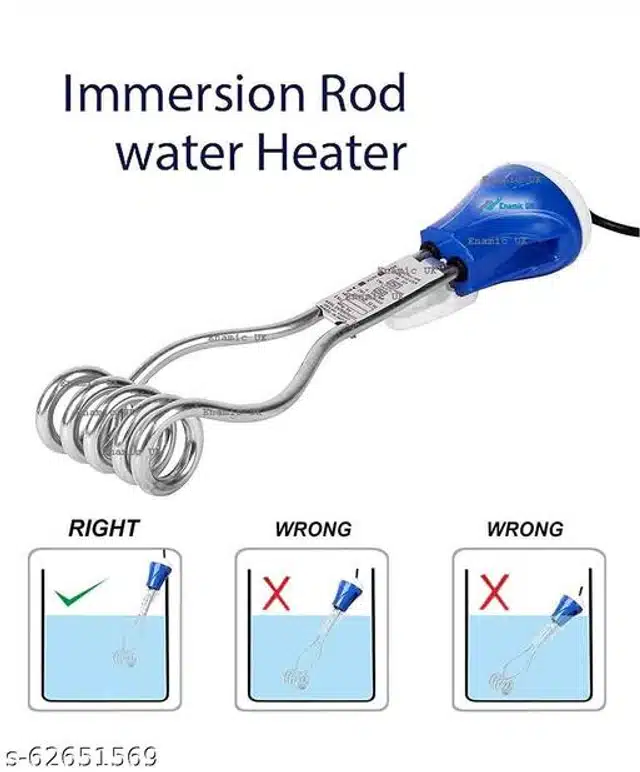 Water Heater Immersion Rod (Blue & Silver, 1500 W)