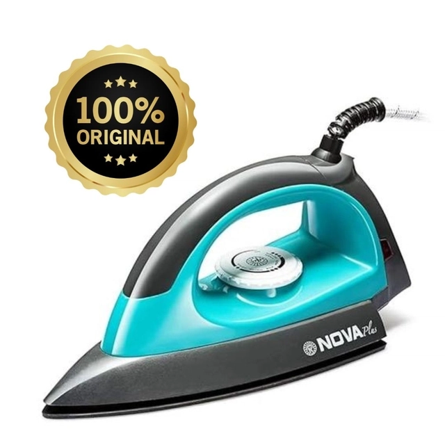 NOVA Plus Amaze NI-10 Dry Iron (1100 Watt , Grey/Turquoise)